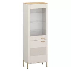 Vitrin, kasmír/kő tölgy, RUNOL 1D1W