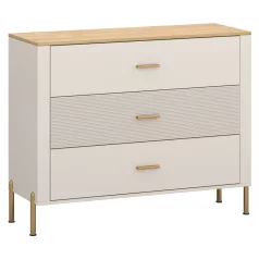 Komód, kasmír/kő tölgy, RUNOL 3S