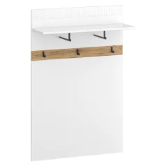 Fogas panel 80, fehér/evoke tölgy, VELIS