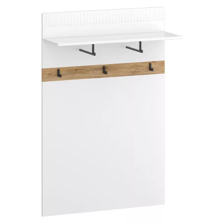 Fogas panel 80, fehér/evoke tölgy, VELIS