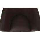 Klub fotel, barna textilbőr, CUBA