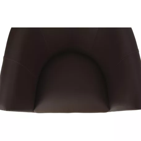 Klub fotel, barna textilbőr, CUBA