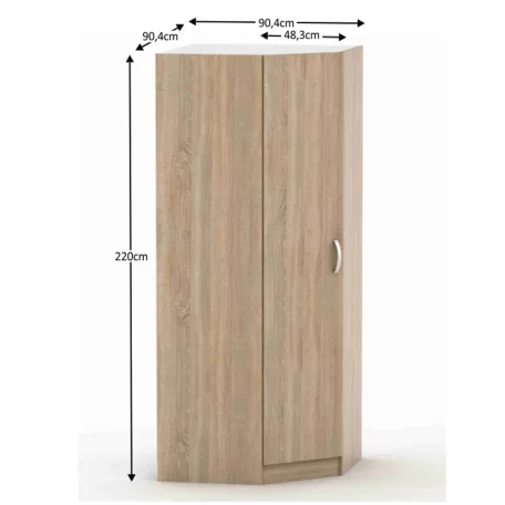 Sarokszekrény, sonoma tölgy, BETTY 2 BE02-016-00