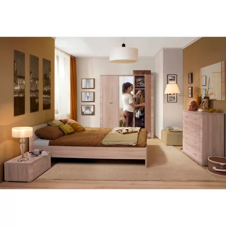 Szekrény tükör nélkül typ 1, sonoma tölgy, GRAND