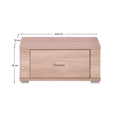 Éjjeliszekrény typ 21, sonoma tölgy, GRAND