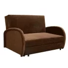 Széthúzható fotel, barna, MILI 2