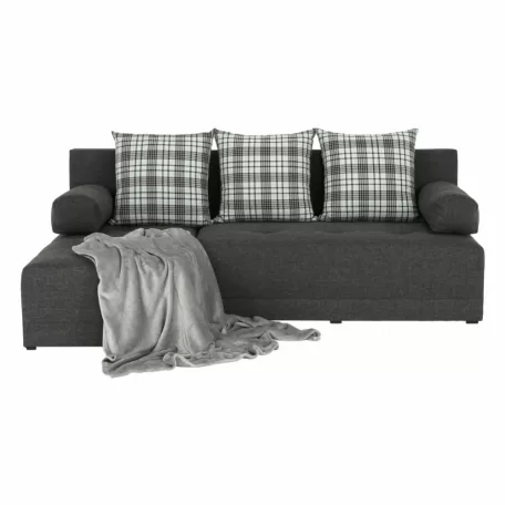 Sarokülőgarnitúra készlet, szürke melír /párnák minta, bal, MEXX NEW