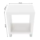 Allvány, fehér, TOFI 1 NEW