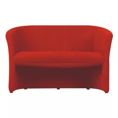 Klub dupla fotel, szövet piros, CUBA