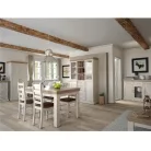 komód, 2-ajtós 5 fiókkal, északi sosna/vadtölgy, ROYAL K2D