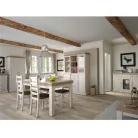 komód, 5 fiókkal, északi sosna/vadtölgy, ROYAL db5