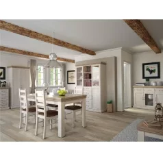 komód, 5 fiókkal, északi sosna/vadtölgy, ROYAL db5