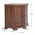 Komód sarok, samoa king, KORA