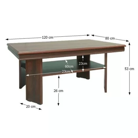 Dohányzóasztal, samoa king, KORA KL