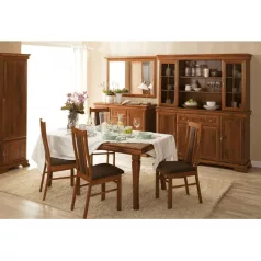   Étkezőasztal, széthúzható, samoa  king, 160-203x90x82 cm, KORA