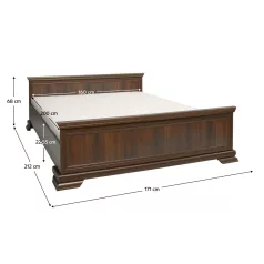 Ágy ágyráccsal 160x200, samoa king, KORA