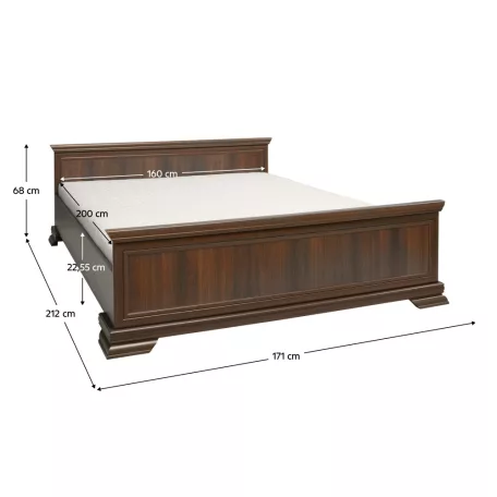 Ágy ágyráccsal 160x200, samoa king, KORA