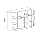 Komód, tölgyfa lefkas, TEDY TYP T14