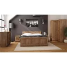 Ágy ágyráccsal, TYP T20  ágy 160x200 cm, tölgyfa lefkas, TEDY T20 TYP
