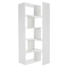 könyvespolc, fehér, KLOE I