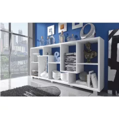 könyvespolc, fehér,  ADEN