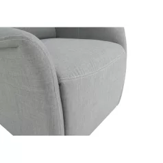 Állítható fotel, szürke szövet, FOREST