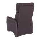 Állítható fotel, szövet csoki, FOREST