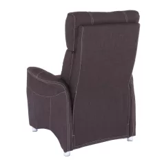 Állítható fotel, szövet csoki, FOREST