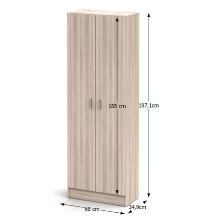 Cipősszekrény, tölgy sonoma, MARINA