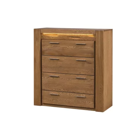 VELVET 75 (komód 4S) tölgy RUSTICAL