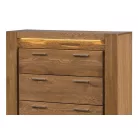 VELVET 75 (komód 4S) tölgy RUSTICAL