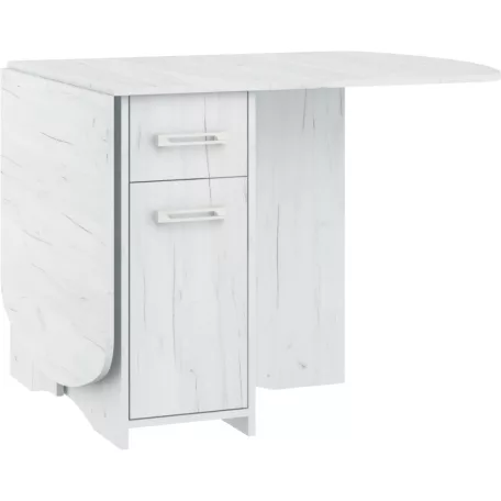 EXPERT X összecsukható konyhai asztal CRAFT fehér színben