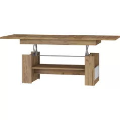 MAXIMUS 17 dohányzóasztal craft arany/craft fehér