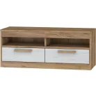 MAXIMUS 34 Tv szekrény craft arany/craft fehér