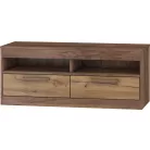MAXIMUS 34 Tv szekrény craft tobaco/craft arany