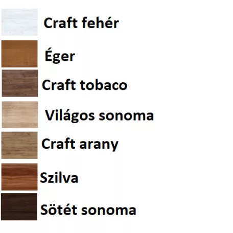 ARAMIS cipősszekrény világos sonoma színben