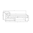 OREGON tv szekrény sötét sonoma