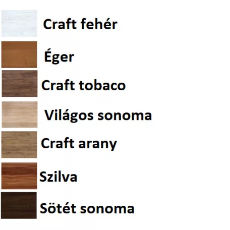 OREGON tv szekrény sötét sonoma