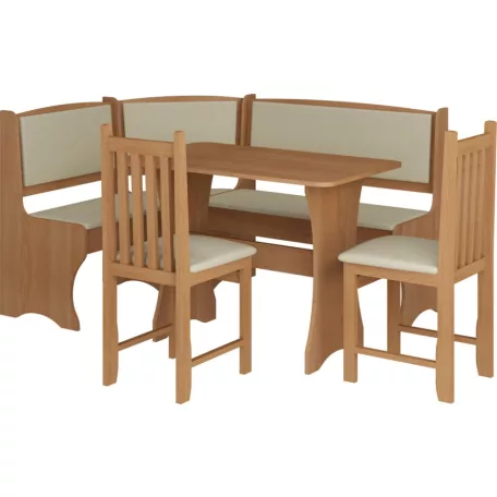 Konyhai sarokgarnitúra KS03 (éger/ eco bézs)