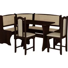 Konyhai sarokgarnitúra KS01 (sötét sonoma tölgy/monaco)