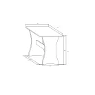 Konyhai sarokgarnitúra KS02 (craft fehér/monaco)