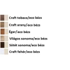 Konyhai sarokgarnitúra KS02 (Craft tobaco/safari)