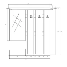 JULIA fogas tükörrel
