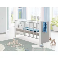 POLA TYP 621 gyerekágy fehér/szürke