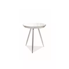 BORA C dohányzóasztal fi 41 tükör/króm