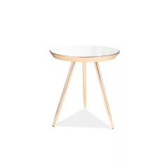 BORA C dohányzóasztal fi 42 tükör/arany