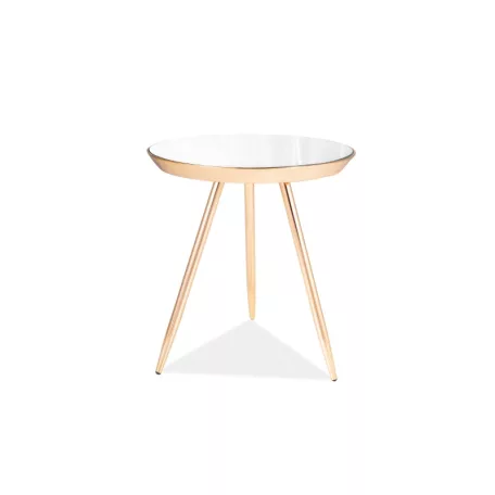 BORA C dohányzóasztal fi 42 tükör/arany