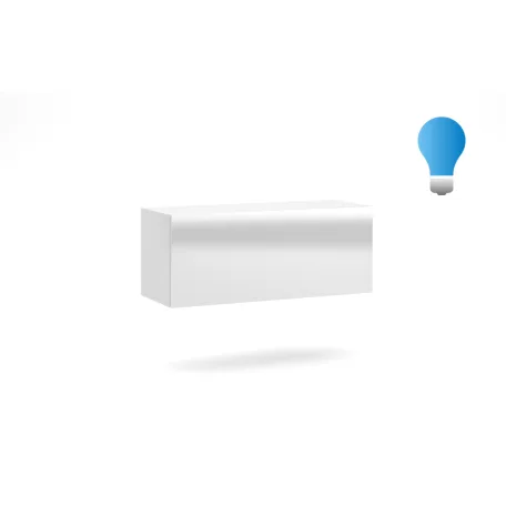 VIVO 01 rtv + LED fehér/fehér fényes