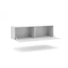 VIVO 03 függő szekrény + LED fehér/fehér fényes