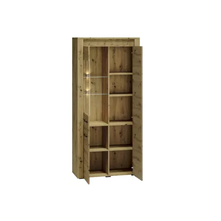 Artis 04 witryna 3d dąb artisan